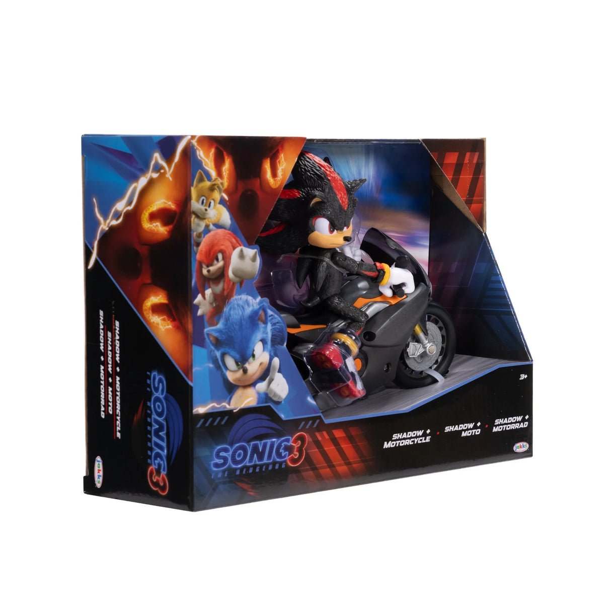 Sonic the Hedgehog 3 Movie Shadow 5" Figure & Motorcycle - A/M, TRANSFORMERS - Beattys of Loughrea