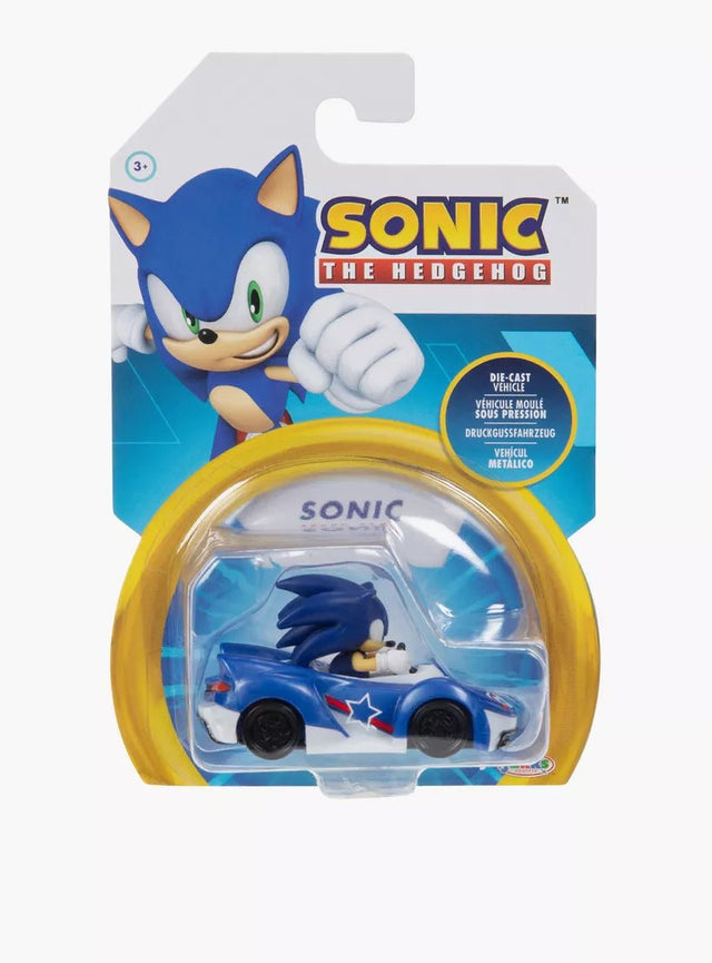 Sonic Assorted Die - Cast 1:64 Vehicle - ACTION FIGURES & ACCESSORIES - Beattys of Loughrea