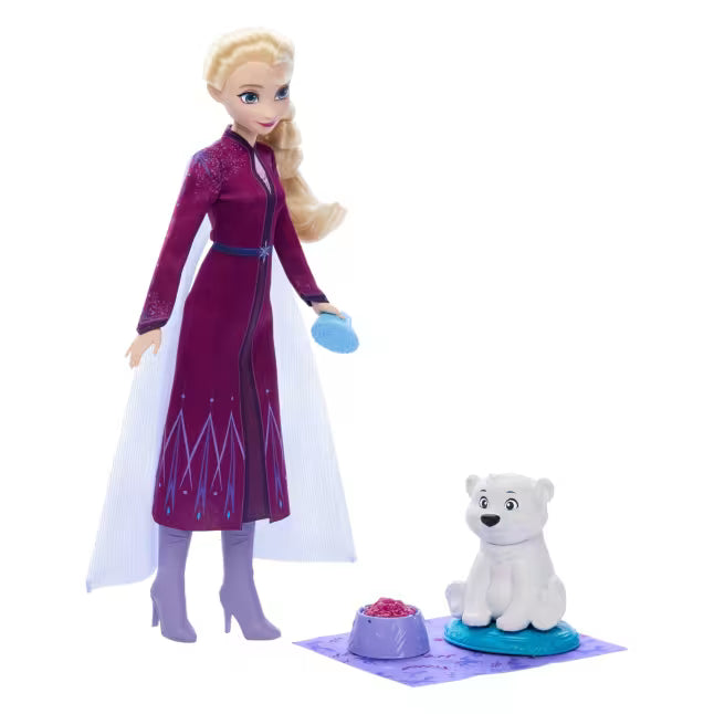 Disney Frozen Elsa Fashion Doll & Polar Bear Cub