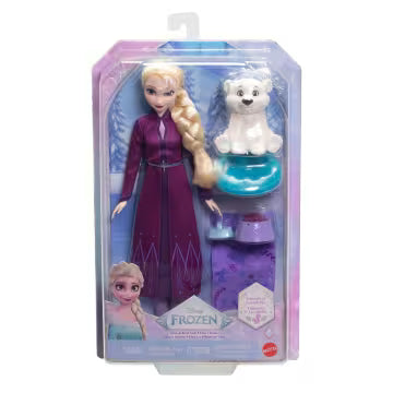 Disney Frozen Elsa Fashion Doll & Polar Bear Cub