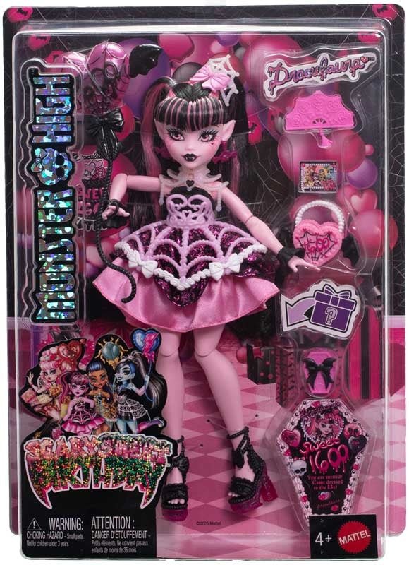 Monster High Scary Sweet Birthday Draculaura Doll - DOLLS - Beattys of Loughrea