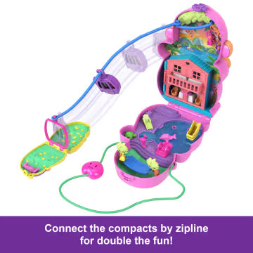 Polly Pocket Momma Monkey & Baby Playset