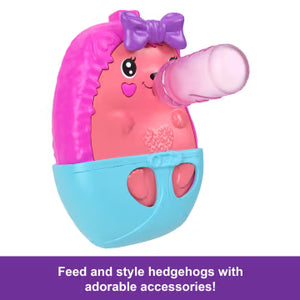 Polly Pocket Hedgehog Mom & Baby Purse Playset
