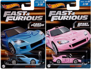 Hot Wheels Fast And Furious Themed Assorted Styles - CARS/GARAGE/TRAINS - Beattys of Loughrea