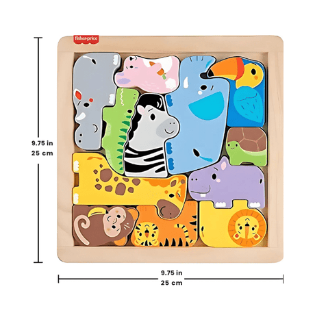 Fisher Price Wooden Animal Puzzle - SOFT TOYS - Beattys of Loughrea
