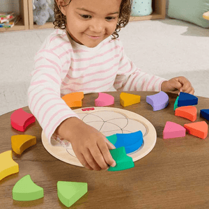 Fisher Price Wooden Colour Wheel Puzzle - SOFT TOYS - Beattys of Loughrea