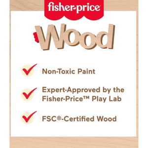 Fisher Price Wooden Colour Wheel Puzzle - SOFT TOYS - Beattys of Loughrea