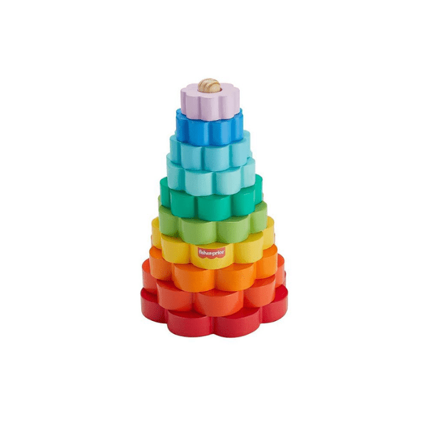 Fisher Price Wooden Ring Stacker - SOFT TOYS - Beattys of Loughrea