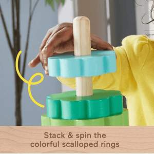 Fisher Price Wooden Ring Stacker - SOFT TOYS - Beattys of Loughrea