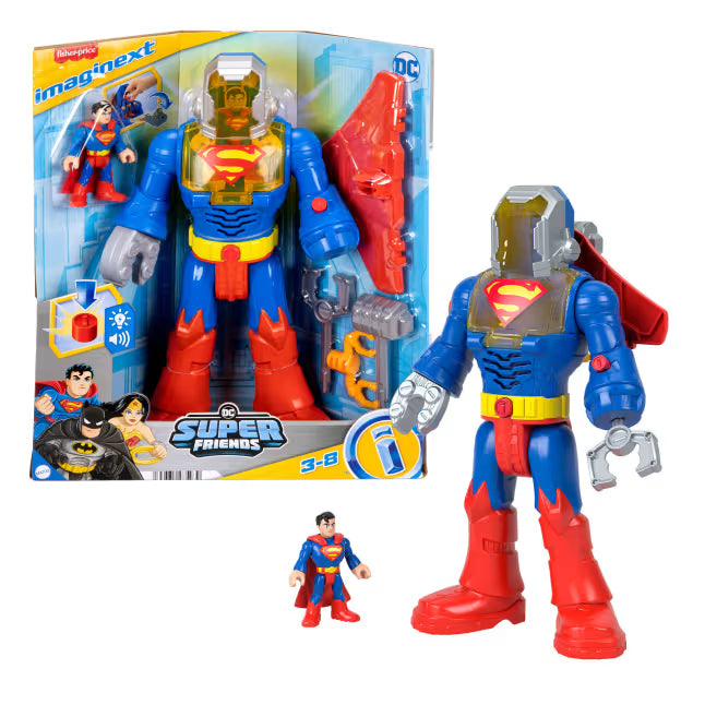 Imaginext DC Super Friends Superman Insider & Exo Suit Robot