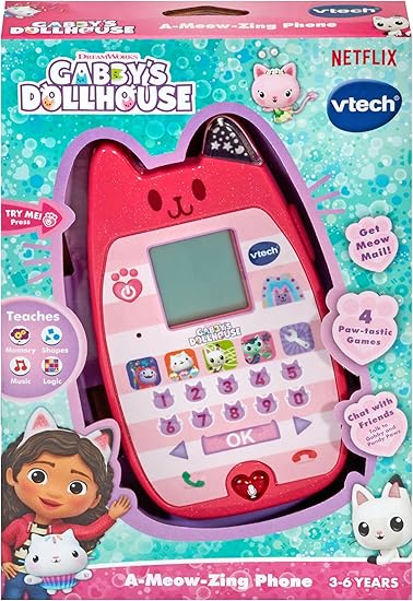 Gabby's Dollhouse A Meow - Zing Phone - VTECH/EDUCATIONAL - Beattys of Loughrea