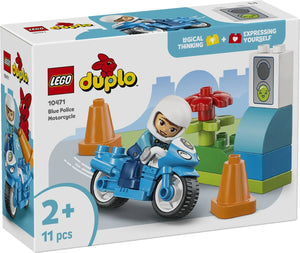 Lego 10471 Duplo Blue Police Motorcycle - Beattys of Loughrea | www.beattys.ie