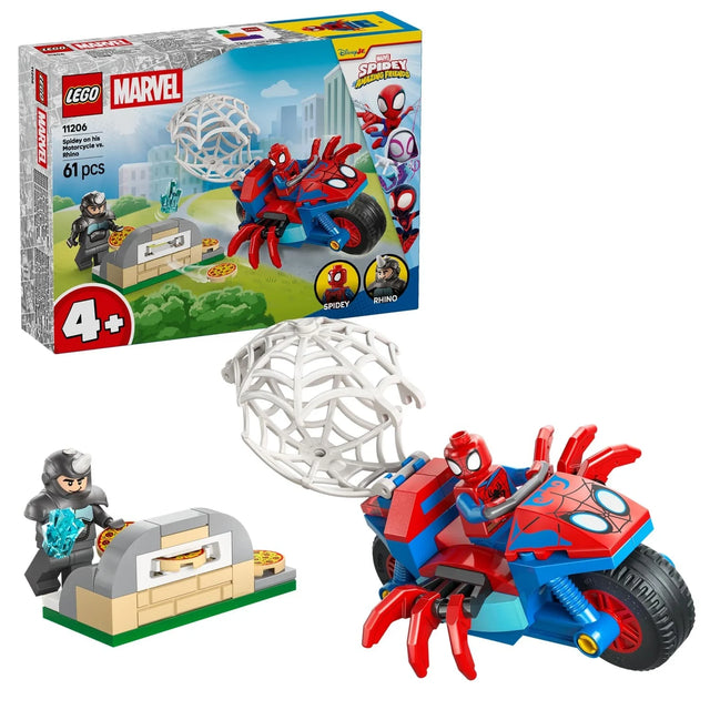 Lego 11206 Spidey On His Motorcycle Vs Rhino - Beattys of Loughrea | www.beattys.ie