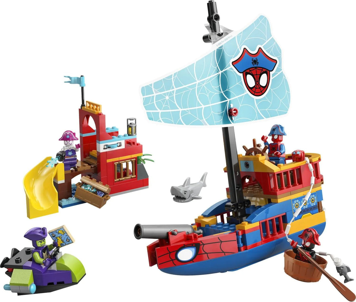 Lego 11208 Team Spidey Pirate Ship - Beattys of Loughrea | www.beattys.ie