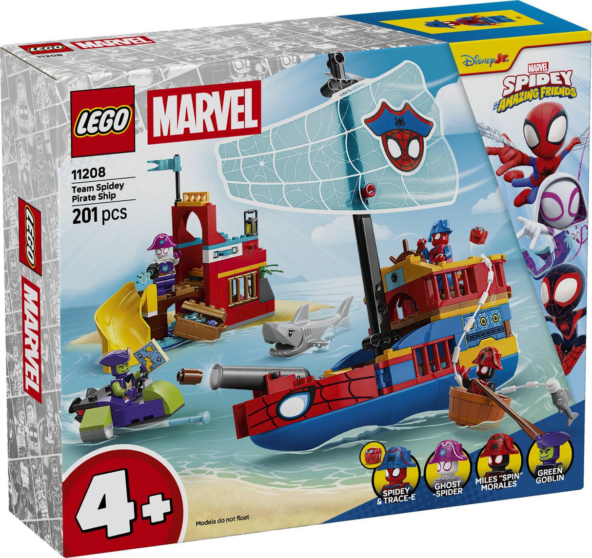 Lego 11208 Team Spidey Pirate Ship - Beattys of Loughrea | www.beattys.ie