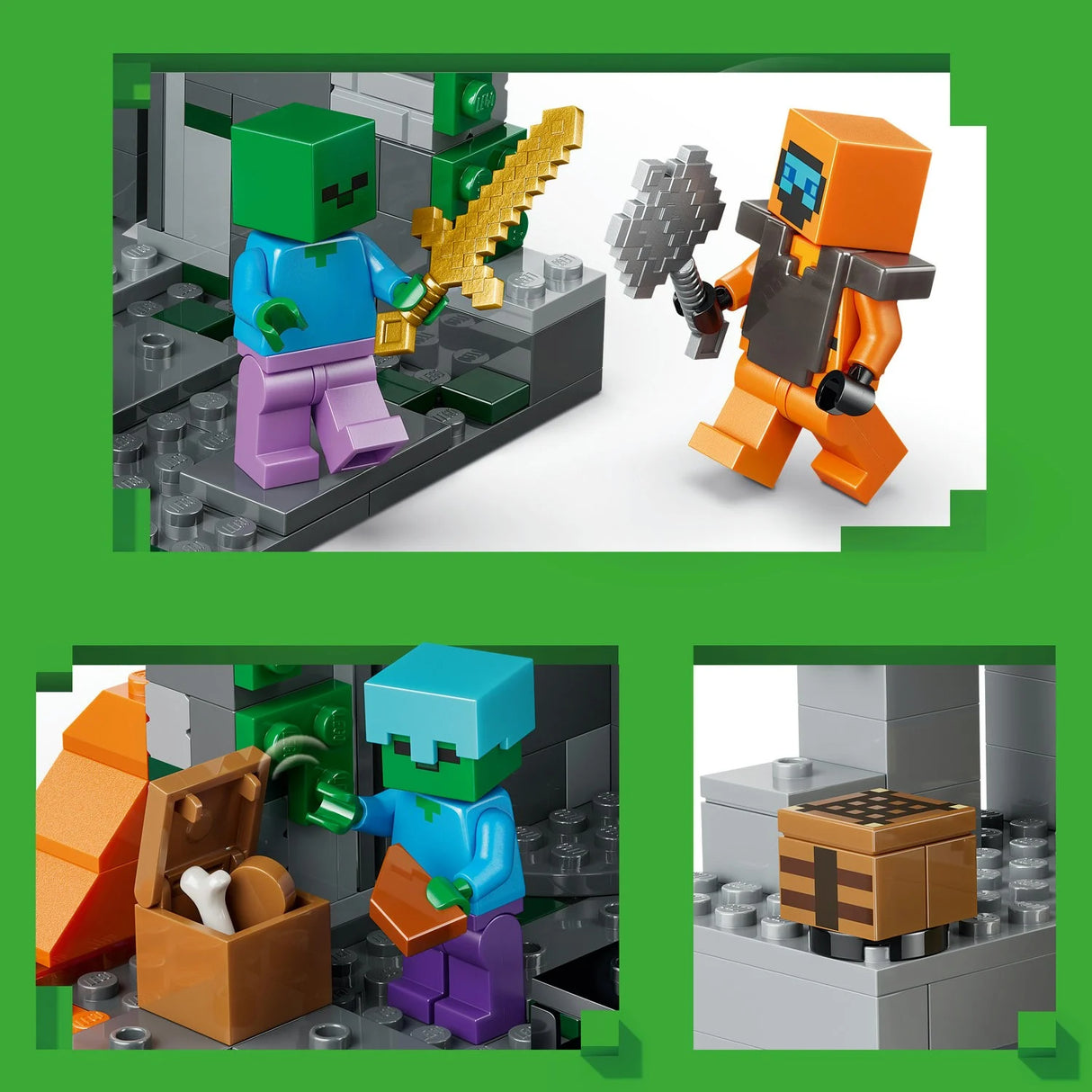 Lego 21587 Minecraft Zombie Dungeon - Beattys of Loughrea | www.beattys.ie