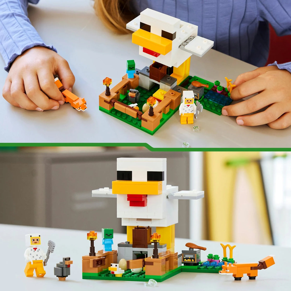 Lego 21585 Minecraft Chicken Farm - Beattys of Loughrea | www.beattys.ie