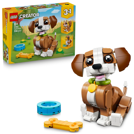 Lego 31382 Creator 3 In 1 Cute Animals: Playful Puppy Dog - Beattys of Loughrea | www.beattys.ie