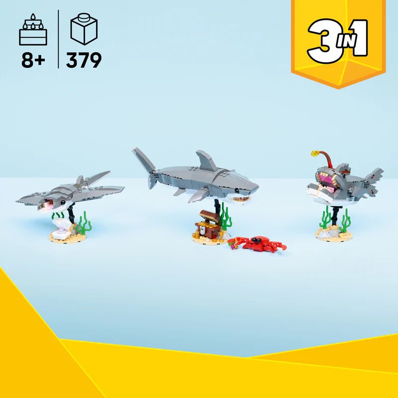 Lego 31381 Fierce Shark With A Treasure Chest - Beattys of Loughrea | www.beattys.ie