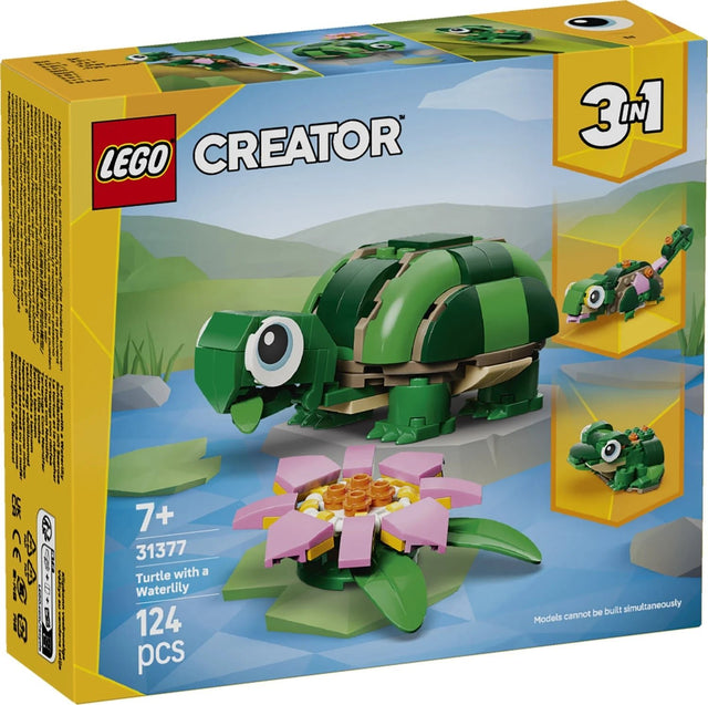 Lego 31377 Creator Turtle With A Water Lily Flower - Beattys of Loughrea | www.beattys.ie