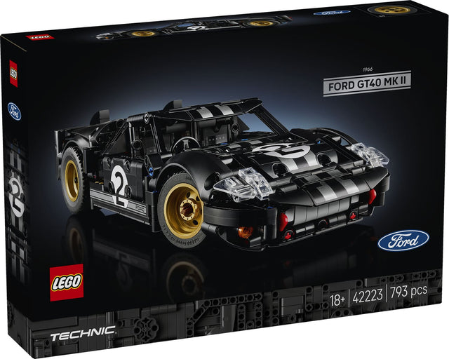 Lego 42223 Technic 1966 Fird Gt40 Mkii Race Car - Beattys of Loughrea | www.beattys.ie