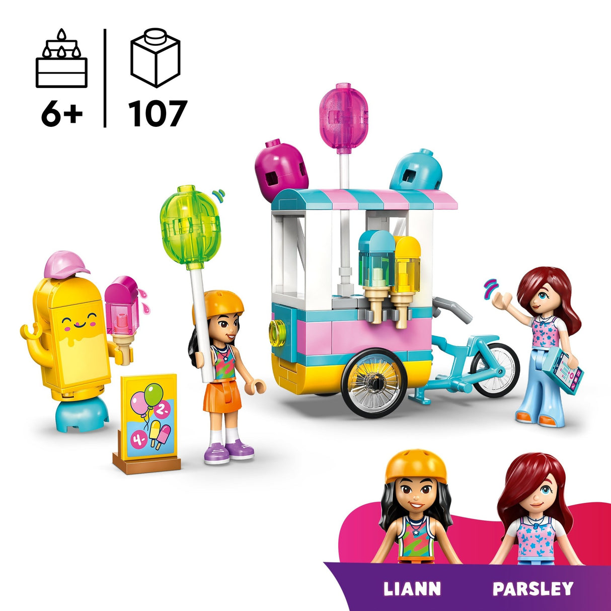 Lego 42692 IceCream and Balloon Stand - Beattys of Loughrea | www.beattys.ie