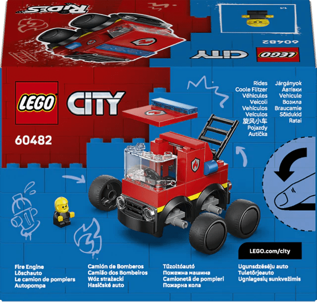 Lego 60482 City Rides Fire Truck - Beattys of Loughrea | www.beattys.ie