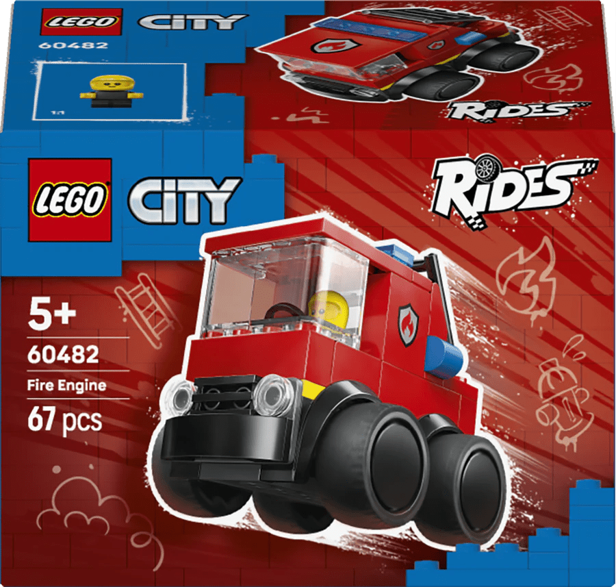Lego 60482 City Rides Fire Truck - Beattys of Loughrea | www.beattys.ie
