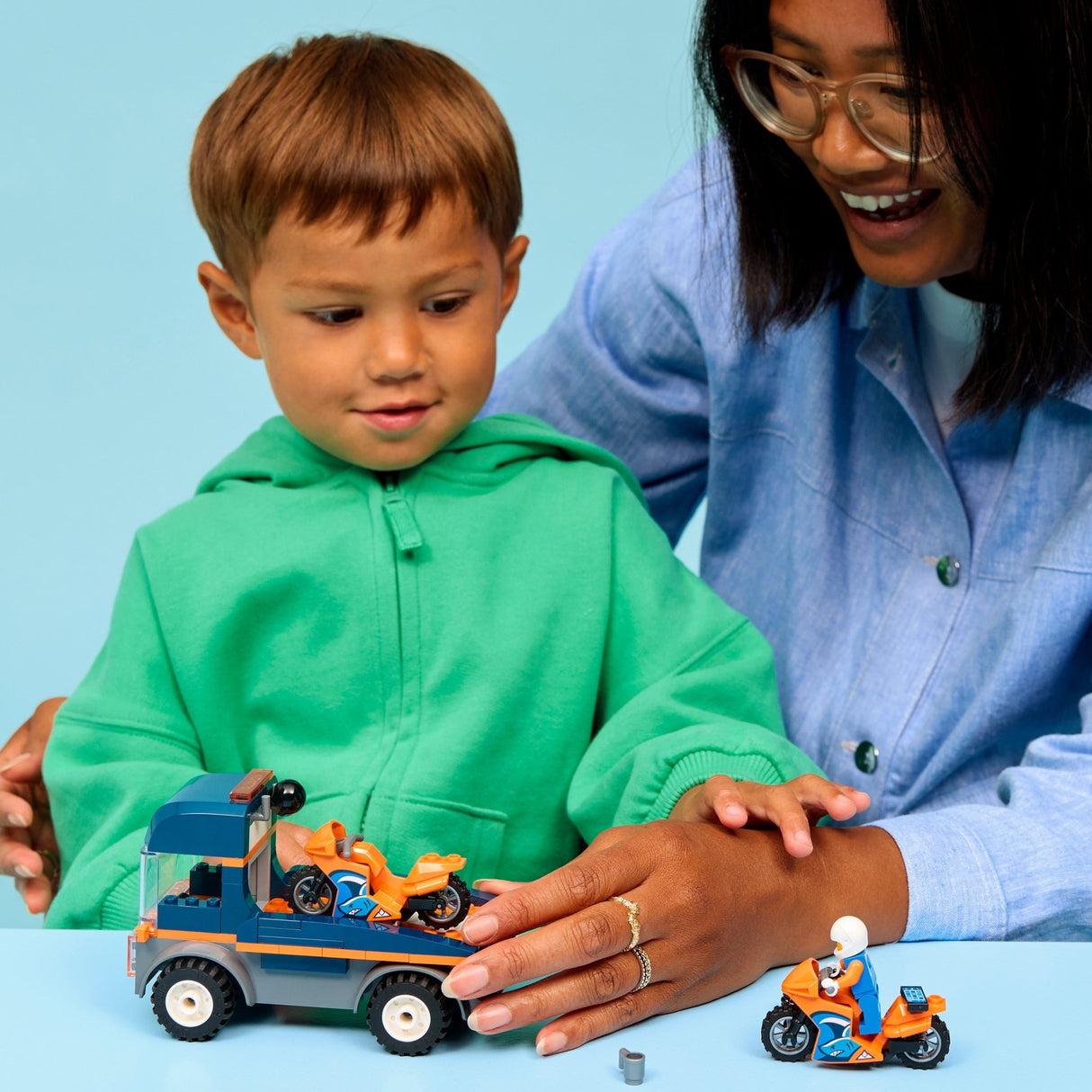 Lego 60491 Motorcycle Transporter - Beattys of Loughrea | www.beattys.ie