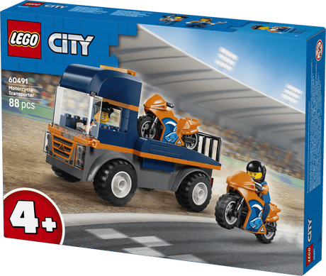 Lego 60491 Motorcycle Transporter - Beattys of Loughrea | www.beattys.ie