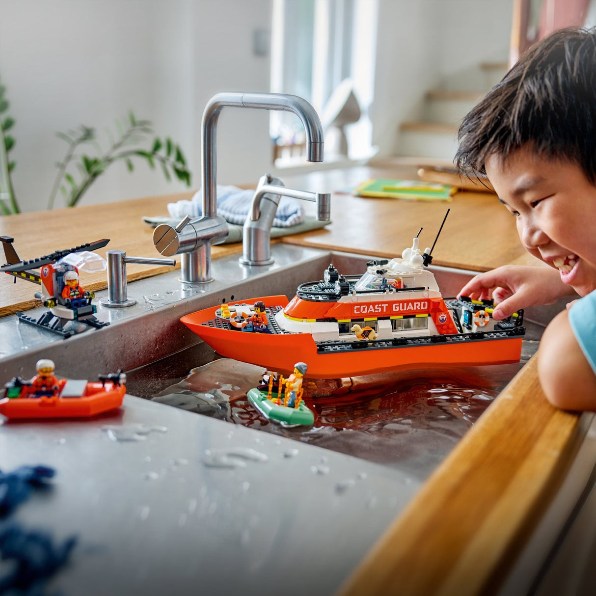 Lego 60504 Coast Guard Rescue Boat & Helicopter - Beattys of Loughrea | www.beattys.ie