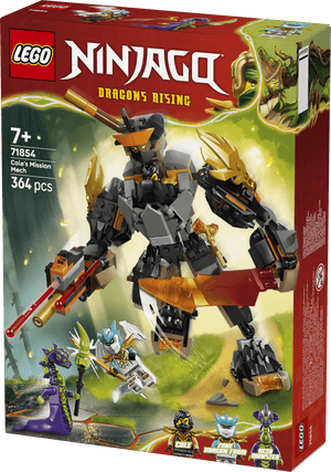 Lego 71854 Cole's Mission Mech & Dragon Zane - Beattys of Loughrea | www.beattys.ie
