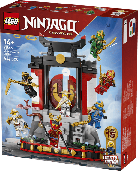 Lego 71866 Ninja Character Display 15th Anniversary - Beattys of Loughrea | www.beattys.ie