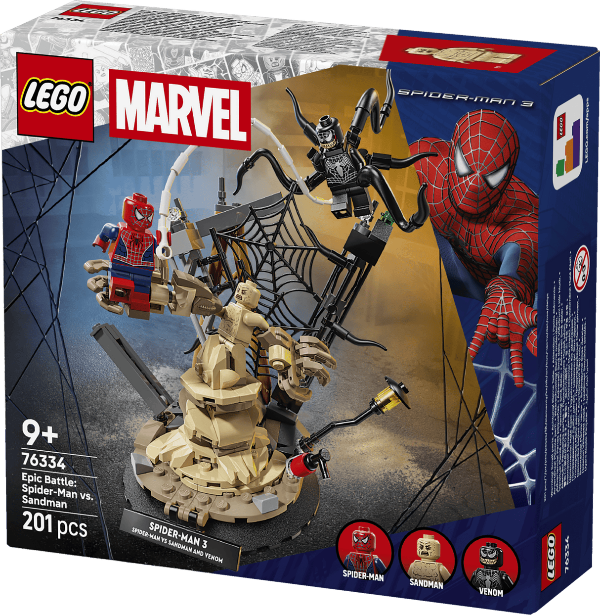 Lego 76334 Epic Battle: Spider-Man vs. Sandman - Beattys of Loughrea | www.beattys.ie