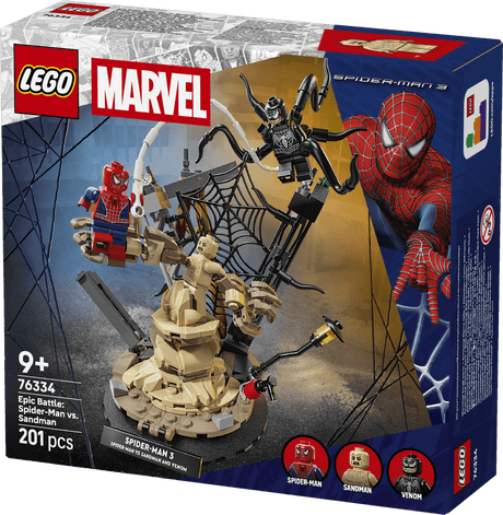 Lego 76334 Epic Battle: Spider-Man vs. Sandman - Beattys of Loughrea | www.beattys.ie