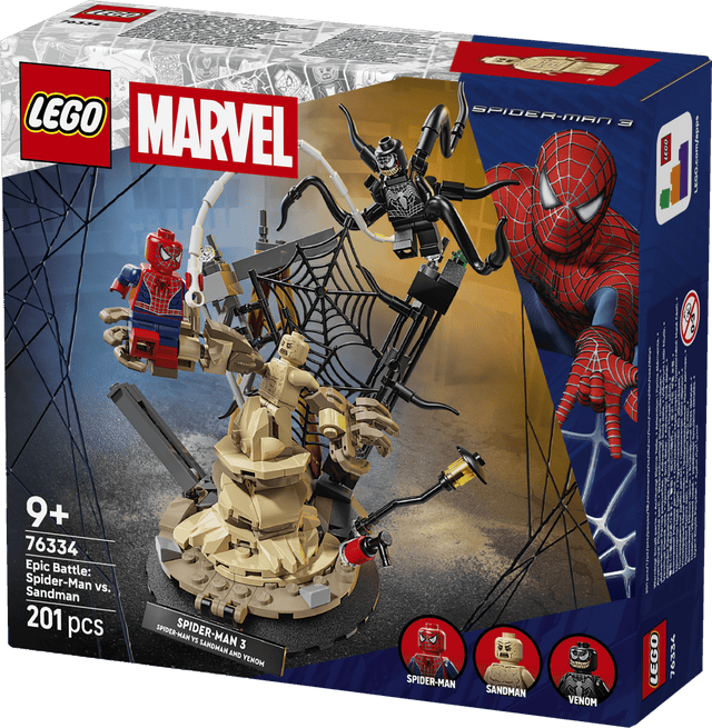 Lego 76334 Epic Battle: Spider-Man vs. Sandman - Beattys of Loughrea | www.beattys.ie