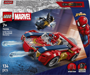 Lego 76336 Spider-Man Car vs. Venomized Wolverine - Beattys of Loughrea | www.beattys.ie