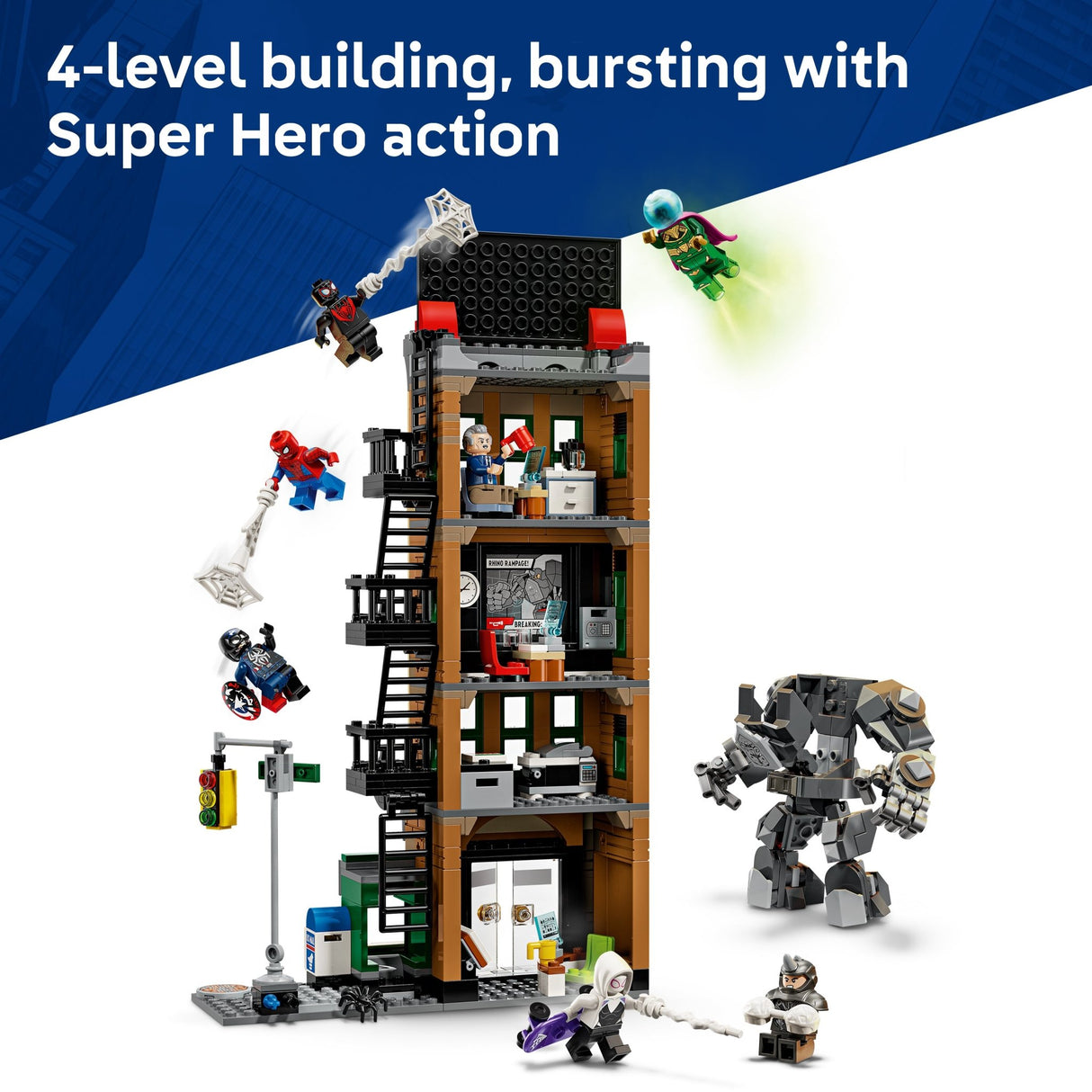 Lego 76342 Spider-Man vs. Mysterio: The Daily Bugle - Beattys of Loughrea | www.beattys.ie