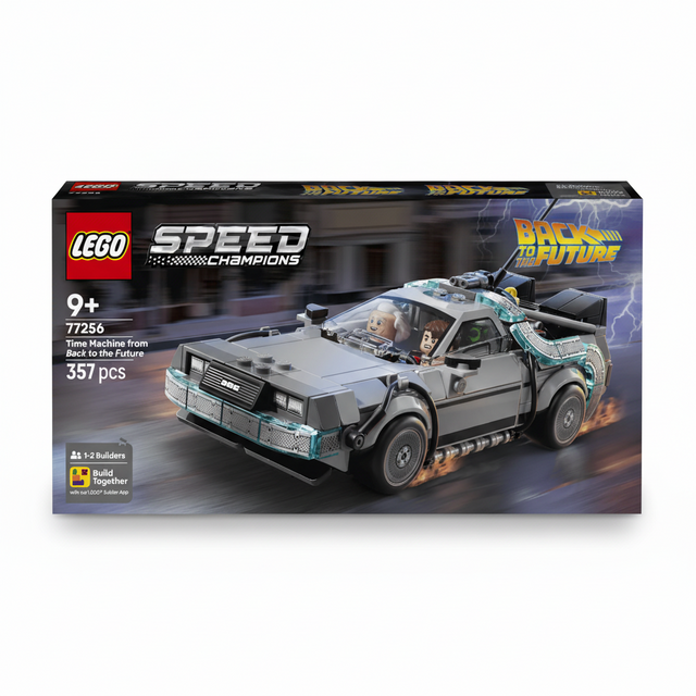 Lego 77256 Speed Champions Time Machine from Back to the Future - Beattys of Loughrea | www.beattys.ie