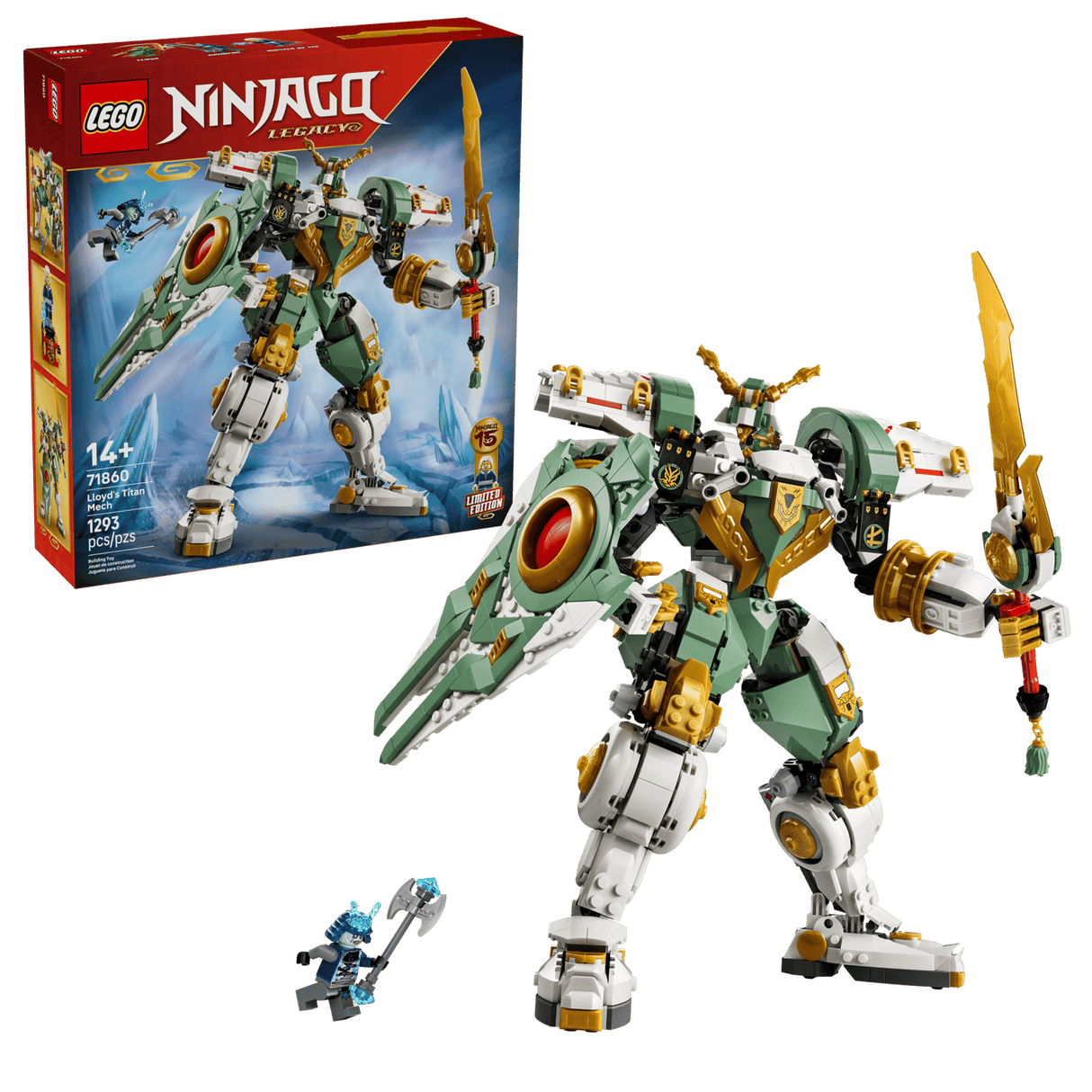 Lego 71860 Ninjago Lloyd's Titan Mech 15th Anniversary - CONSTRUCTION - LEGO/KNEX ETC - Beattys of Loughrea