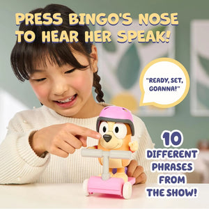 Bluey Chat Mates Bingo Figure And Scooter - BABY TOYS - Beattys of Loughrea
