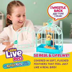 Little Live Pets My Really Real Bird And Cage - Beattys of Loughrea | www.beattys.ie