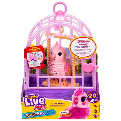 Little Live Pets My Really Real Bird And Cage - Beattys of Loughrea | www.beattys.ie