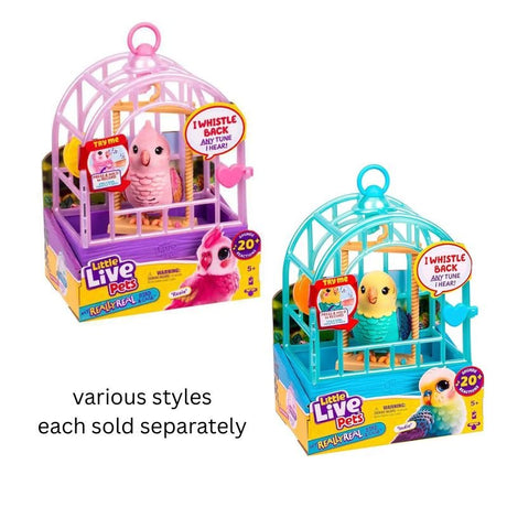 Little Live Pets My Really Real Bird And Cage - Beattys of Loughrea | www.beattys.ie