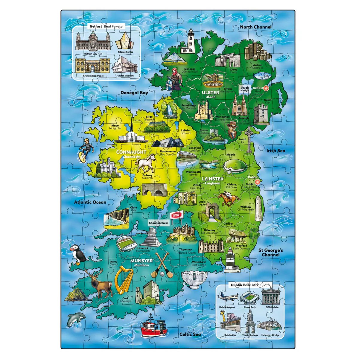 Ireland Map Puzzle - JIGSAWS - Beattys of Loughrea