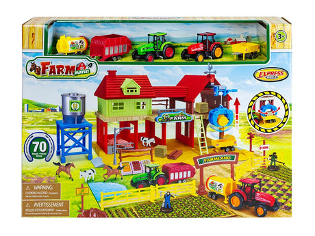 70Pcs Farm House Playset - FARMS/TRACTORS/BUILDING - Beattys of Loughrea