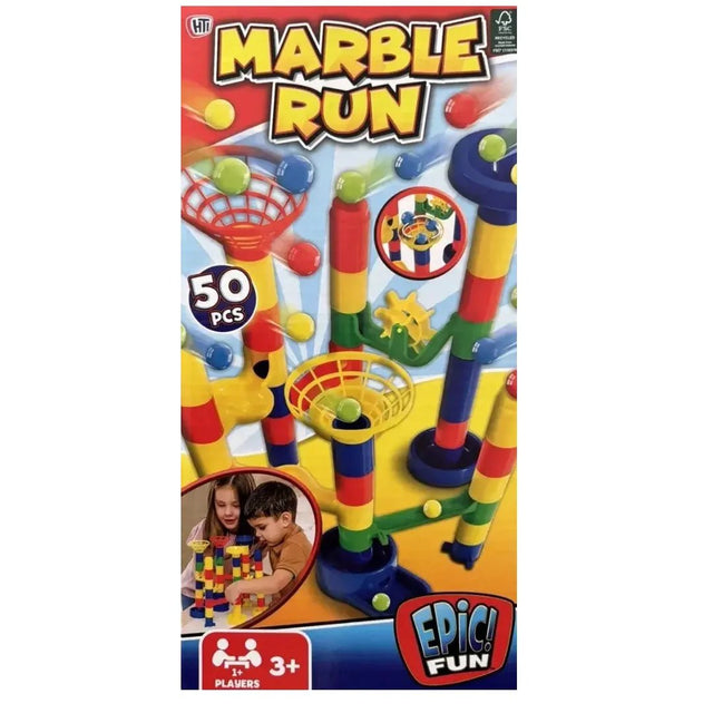 Marble Run Game - 50 Pcs - BOARD GAMES / DVD GAMES - Beattys of Loughrea