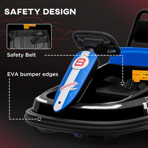 BumperBoo 6V Bumper Car - Blue - BATTERY OPERATED RIDE ONS - Beattys of Loughrea