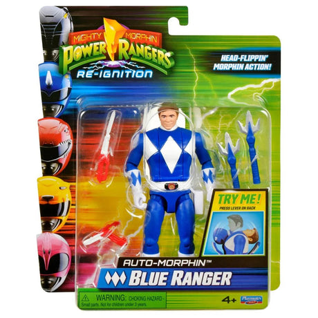 Mighty Morphin Power Rangers Re-Ignition Action Figure Blue Ranger - Beattys of Loughrea | www.beattys.ie