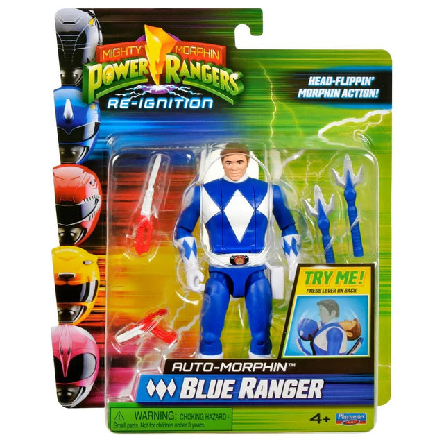 Mighty Morphin Power Rangers Re-Ignition Action Figure Blue Ranger - Beattys of Loughrea | www.beattys.ie